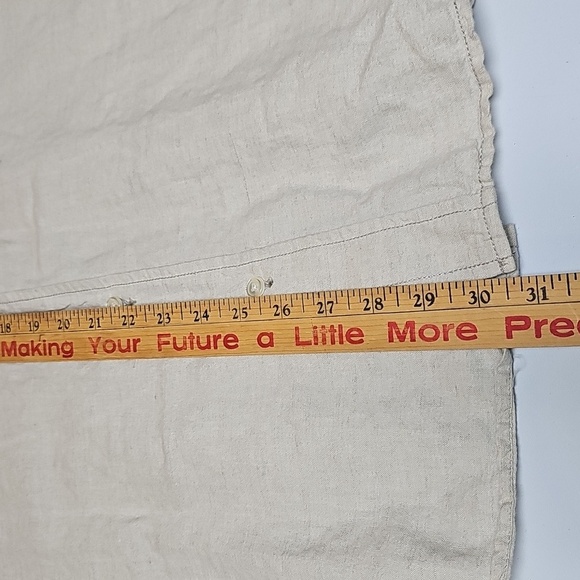 Old Navy Linen Blend Mend Shirt Sz L - Picture 6 of 7